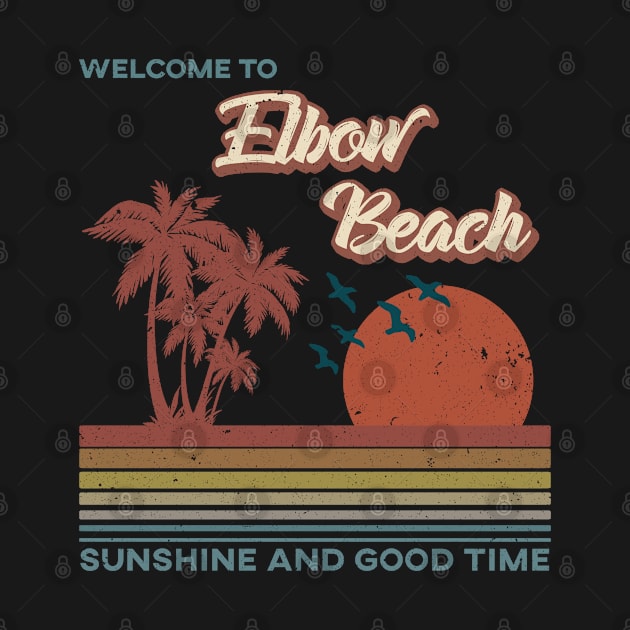 Elbow Beach Retro Sunset - Elbow Beach by Mondolikaview