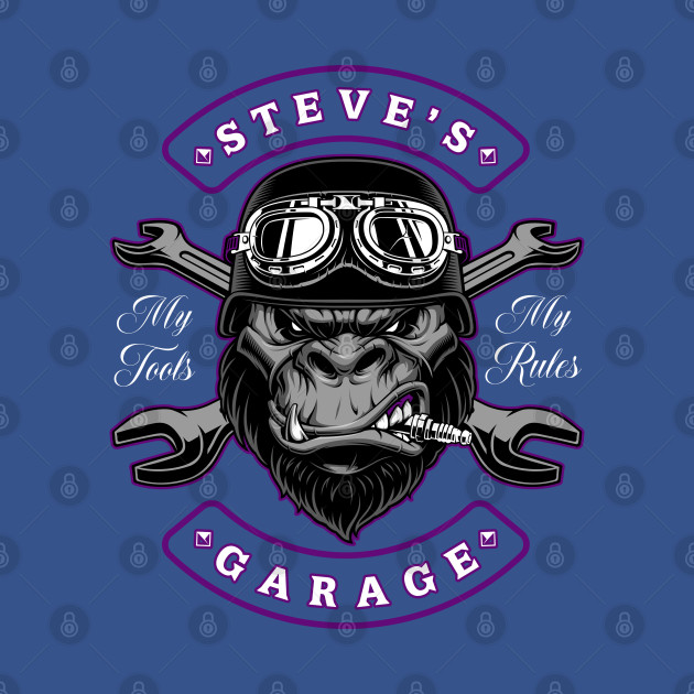 Discover Steve's Garage Personalized Men's Gift - Steves Garage Personalized Mens - T-Shirt