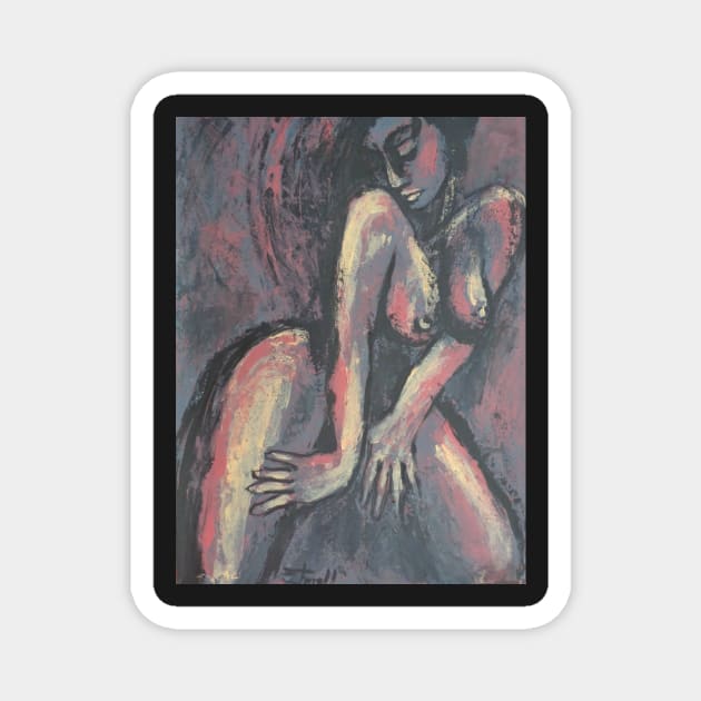 Posing - Female Nude Magnet by CarmenT