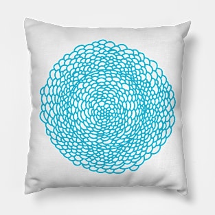 Blue Mandala Pillow