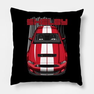 Shelby GT500 S197 - Red & White Pillow