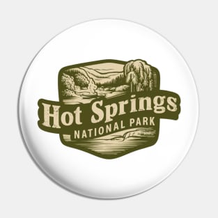 Arkansas's National Park Hot Springs Pin