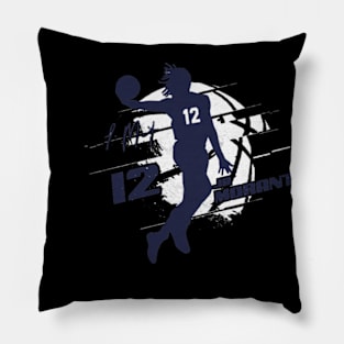 Ja Morant Memphis Silhouette Pillow