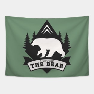 I choose the bear 2024 - tik tok trend Tapestry