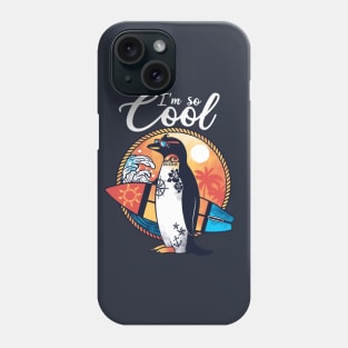 Cool penguin summer Phone Case