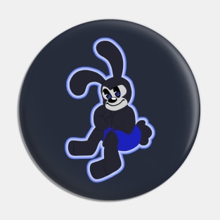 Lineartless Oswald The Lucky Rabbit Pin
