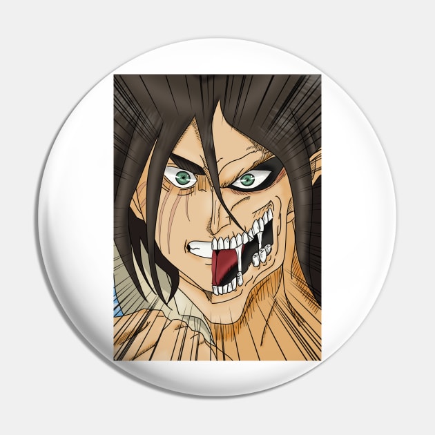 Eren - Attack on titans Pin by Miliena01-