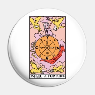 Wheel of Fortune Tarot Card Pin