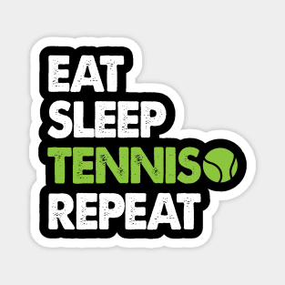 'Eat Sleep Tennis Repeat' Funny Sport Tennis Magnet