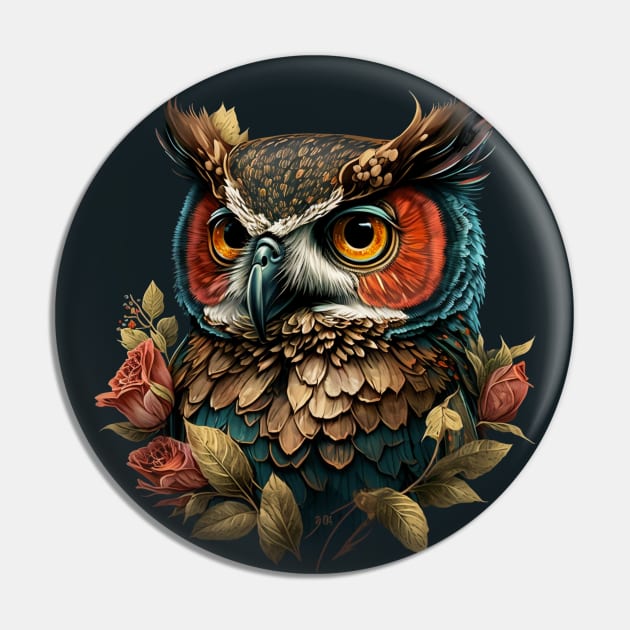 Owl spring Pin by Wintrly