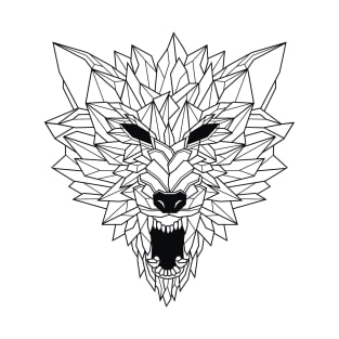 GEOMETRIC WOLF MADNESS T-Shirt