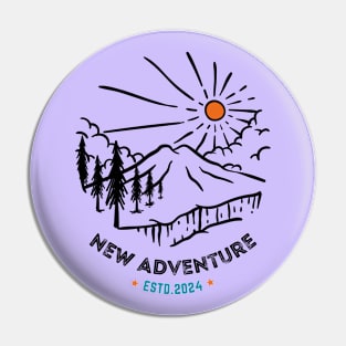 New Adventure Pin