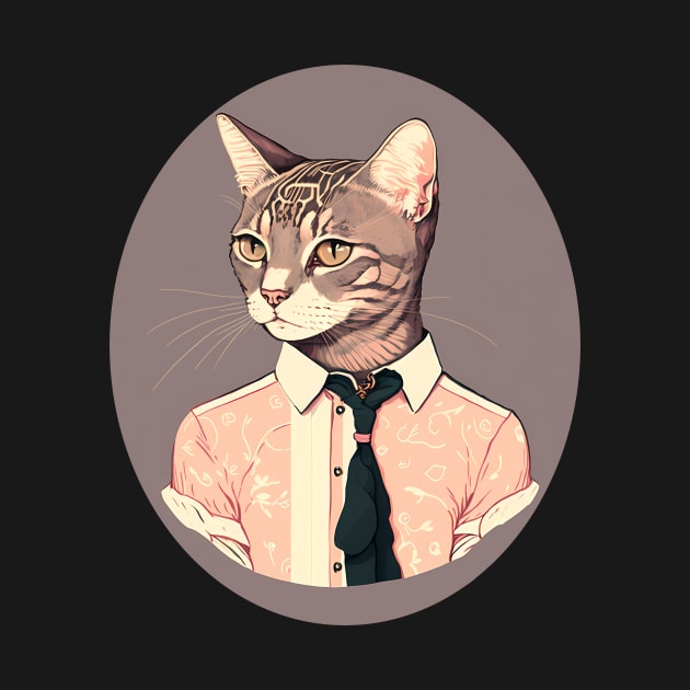 Preppy Cat by TheJadeCat