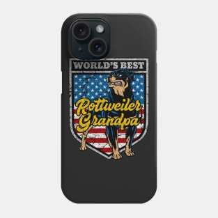 Worlds Best Rottweiler Grandpa Phone Case