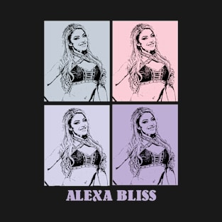 Alexa Bliss Wrestling Pop Art T-Shirt