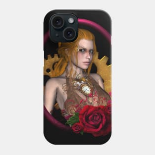 Steampunk women Phone Case