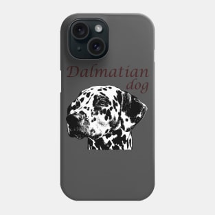 White Dalmatian Dog Phone Case