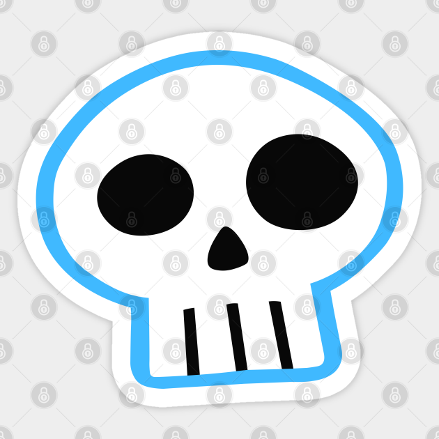 The Sims Cute Cartoon Skull Graphic Male The Sims Sticker Teepublic Skull clipart cute skull candy skulls skullcandy clipart | etsy. the sims cute cartoon skull graphic male