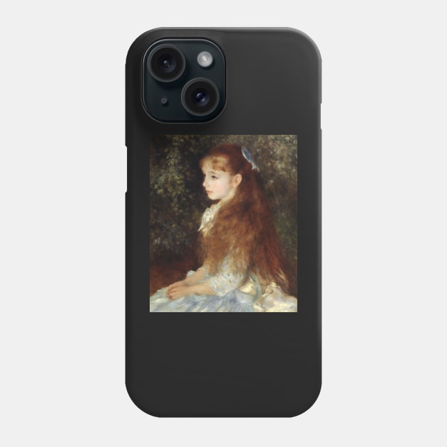 Portrait of Mademoiselle Irene Cahen d'Anvers by Renoir Phone Case by MurellosArt