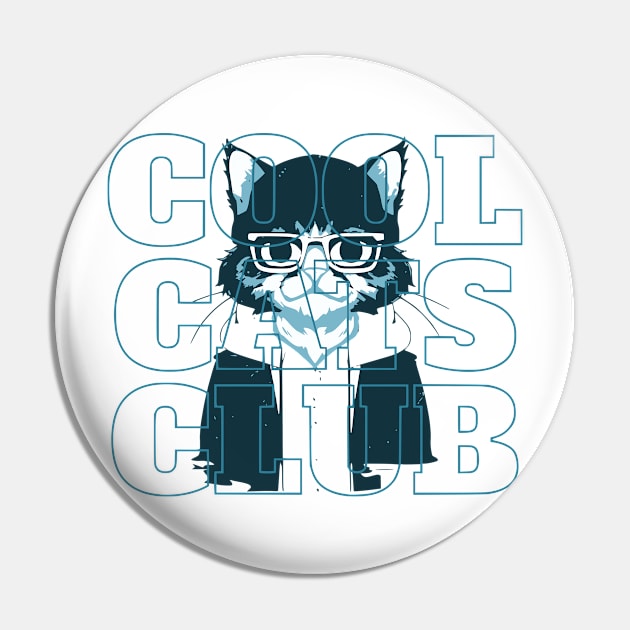 Cool Cats Club Pin by Maison de Kitsch