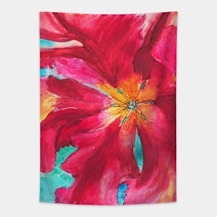 Red tulip Tapestry