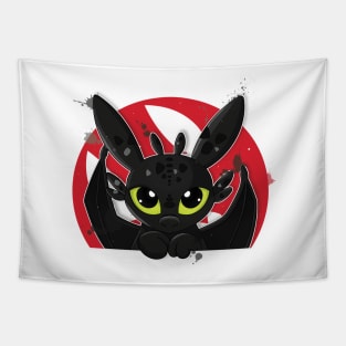 Toothless cute pocket Tapestry