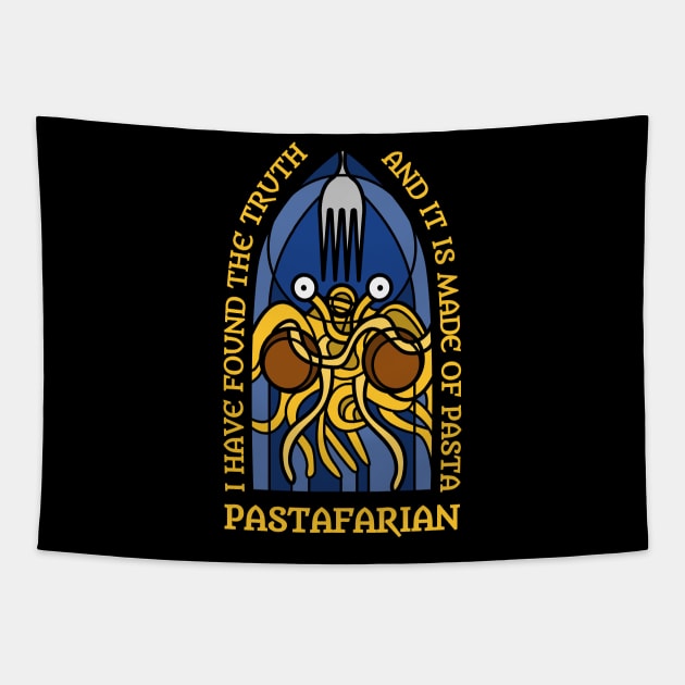 Pastafarian Tapestry by ShirtBricks