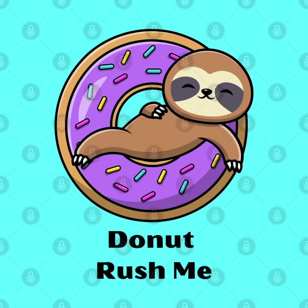 Donut Sloth by AlmostMaybeNever