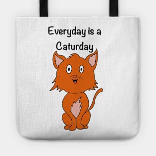 Everyday is a caturday Tote