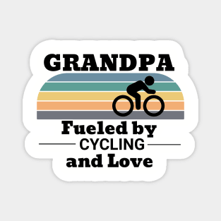 Grandpa Fueled by Cycling and Love Magnet