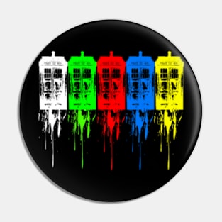 color tardis Pin