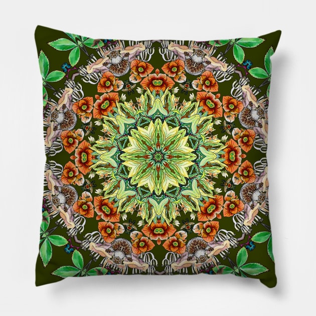 Carolinian Kaleidoscope Pillow by ThisIsNotAnImageOfLoss