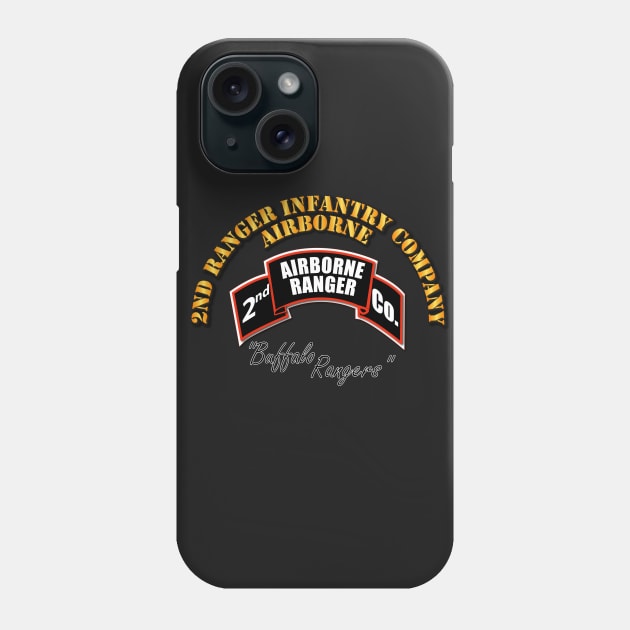 2nd Ranger Infantry Company - Airborne Phone Case by twix123844