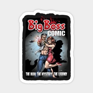 Big Boss Comic Illustration Magnet