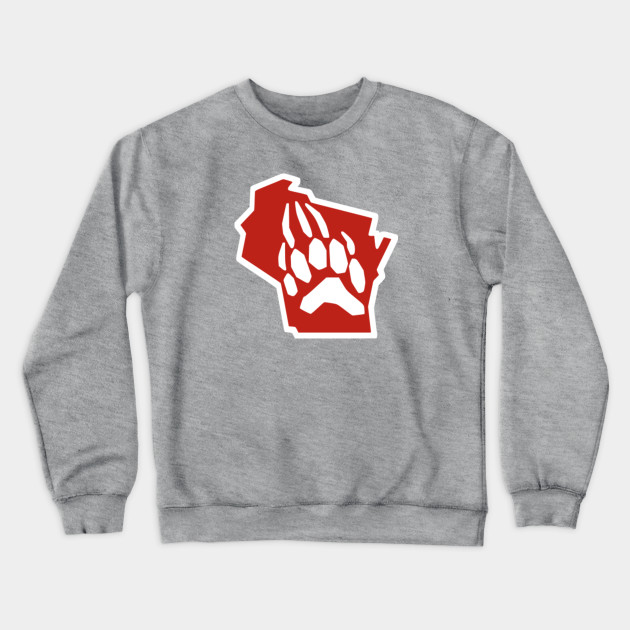 wisconsin badger crew neck sweatshirts