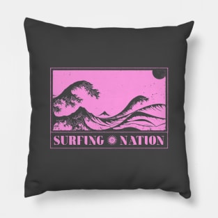 Surfing nation Pillow