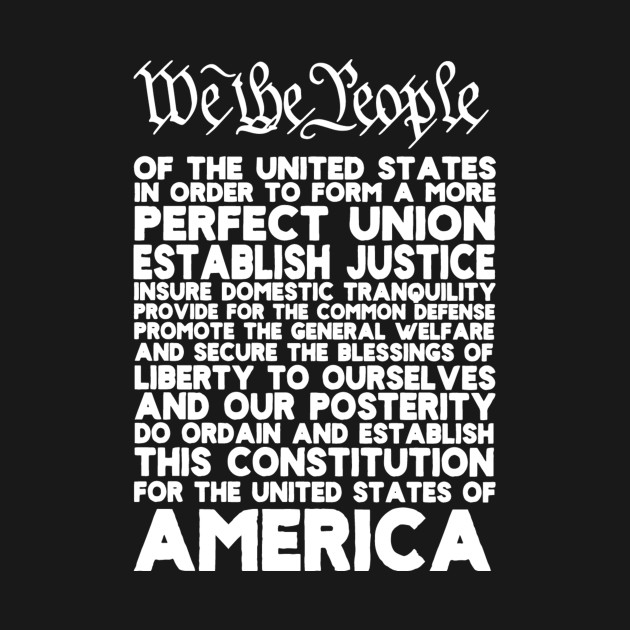 Discover We the People of the United States US Constitution - Us Constitution - T-Shirt
