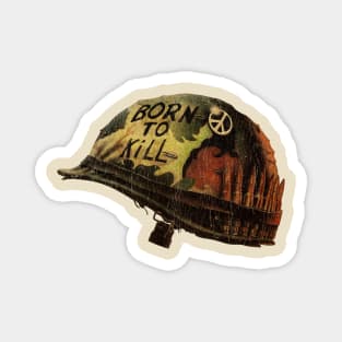 Retro Vintage Full Metal Jacket Magnet