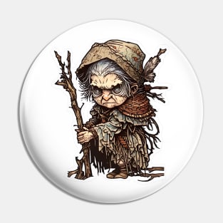 Baby Baba Yaga Pin