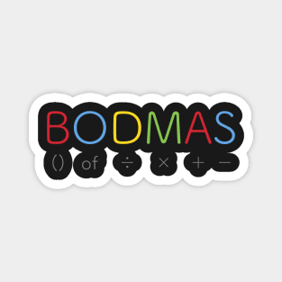 BODMAS - Math Rules Magnet