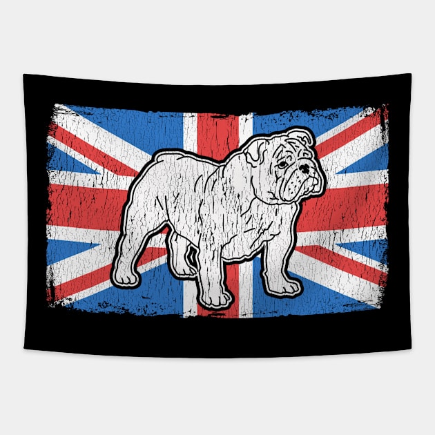 English Bulldog Dog Owner Tapestry by Streetwear KKS