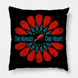 one morocco one Heart Pillow