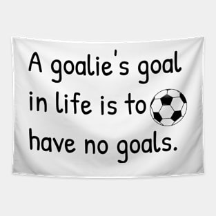 Soccer Goalie Goals Gift Funny Punny Sticker Mug Shirt Tapestry