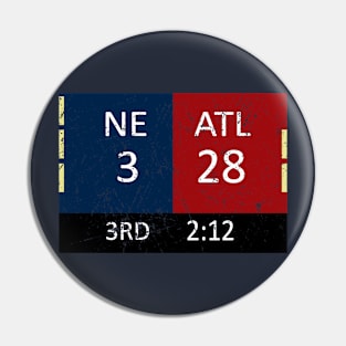 3-28 New England Patriots Pin