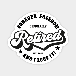 Retirement sports logo 2022 Magnet