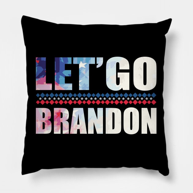 Let's go Brandon Pillow by Lekrock Shop