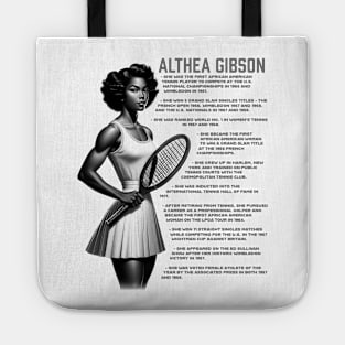 Althea Gibson Facts Tote