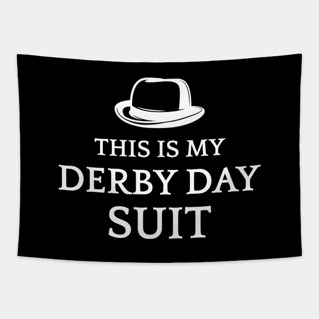 This is my derby day suit, Funny Derby Day 2022 Kentucky horse racing men hat Tapestry by Printofi.com