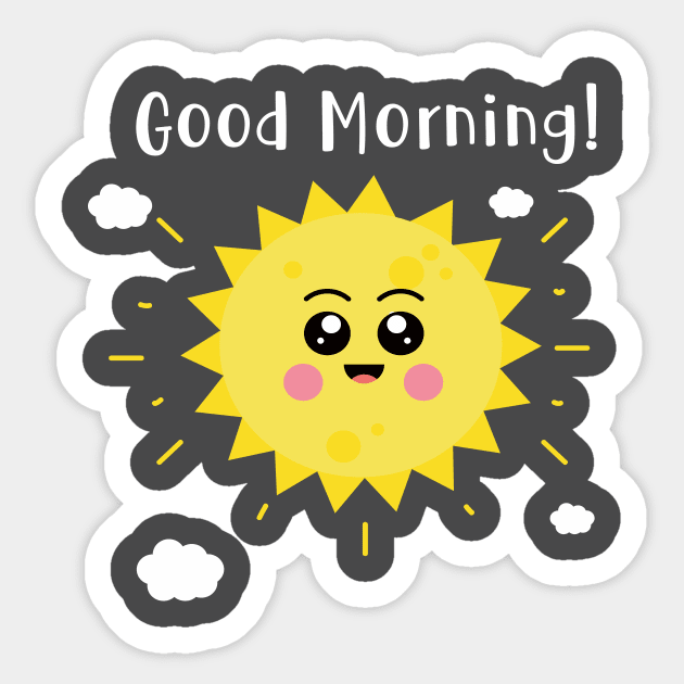 Good Morning World Good Morning World Sticker TeePublic, 53% OFF