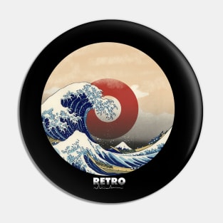 vinyl records great retro wave kanagawa vintage wave Pin